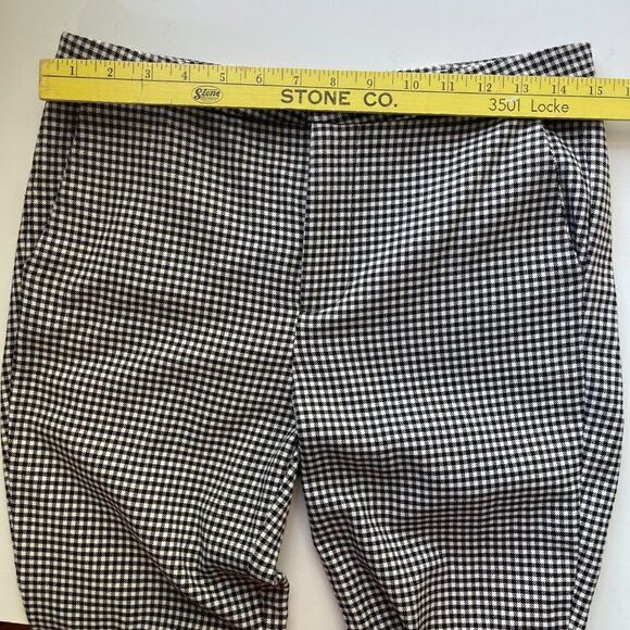 Kut From The Kloth Black and White Checked Pants, Size 4 - Picture 8 of 11